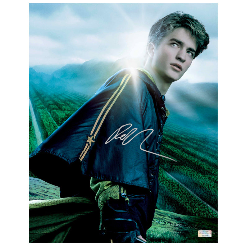 Robert Pattinson Autographed 2005 Harry Potter and The Goblet of Fire Cedric Diggory 11x14 Photo