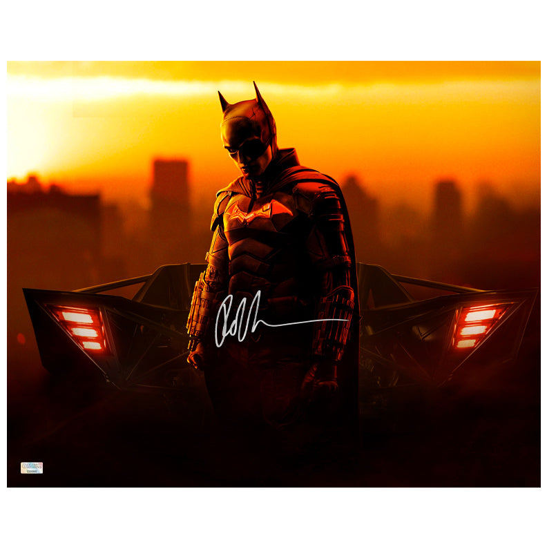 Robert Pattinson Autographed 2022 The Batman I Am Vengeance 16x20 Photo