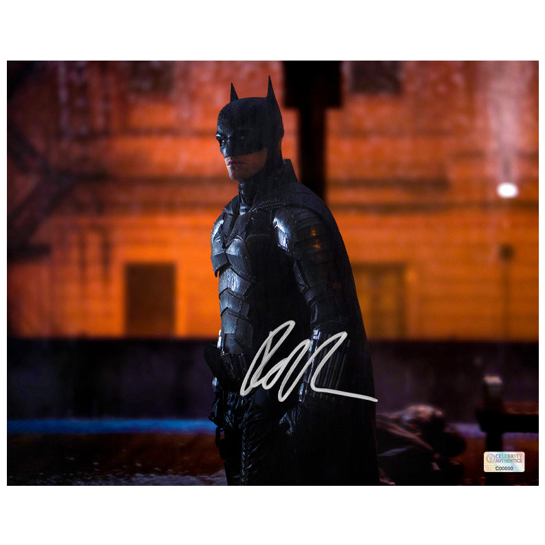 Robert Pattinson Autographed 2022 The Batman Evening Shadows 8x10 Photo