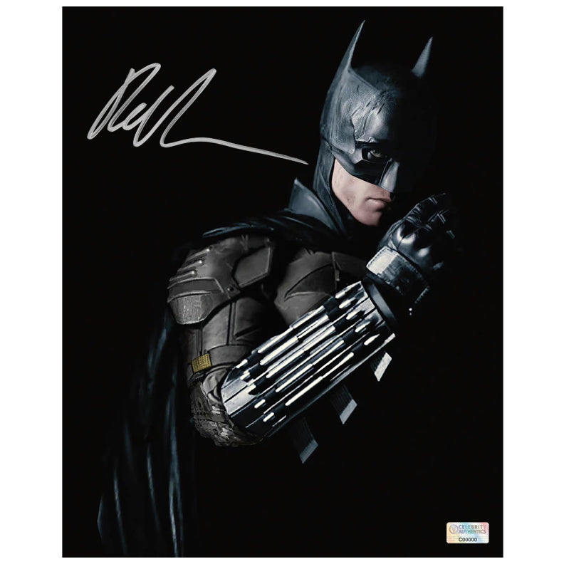 Robert Pattinson Autographed 2022 The Batman I Am The Shadows 8x10 Photo