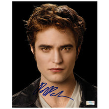 Load image into Gallery viewer, Robert Pattinson Autographed 2008 Twilight Edward Cullen Close Up 8x10 Photo