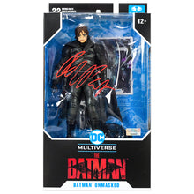 Load image into Gallery viewer, Robert Pattinson Autographed McFarlane The Batman Unmasked 7&quot; Figure