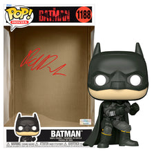 Load image into Gallery viewer, Robert Pattinson Autographed The Batman 10&quot; Pop! Vinyl Figure #1188