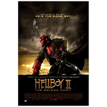Load image into Gallery viewer, Ron Perlman Autographed 2008 Hellboy II The Golden Army Original 27x40 Double-Sided Movie Poster
