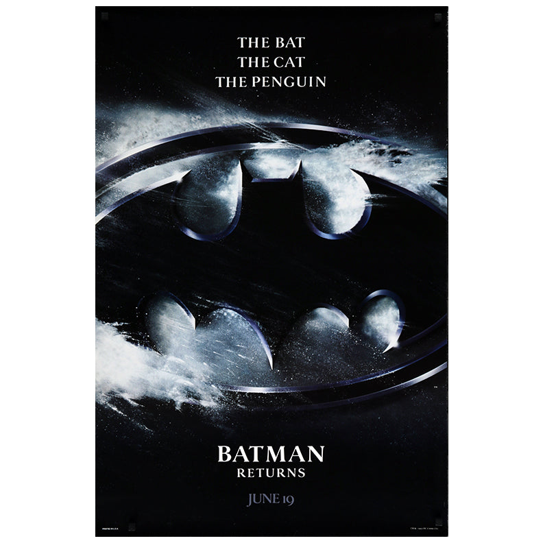 Michelle Pfeiffer Autographed 1992 Batman Returns Original 27x40 Advance Movie Poster Pre-Order