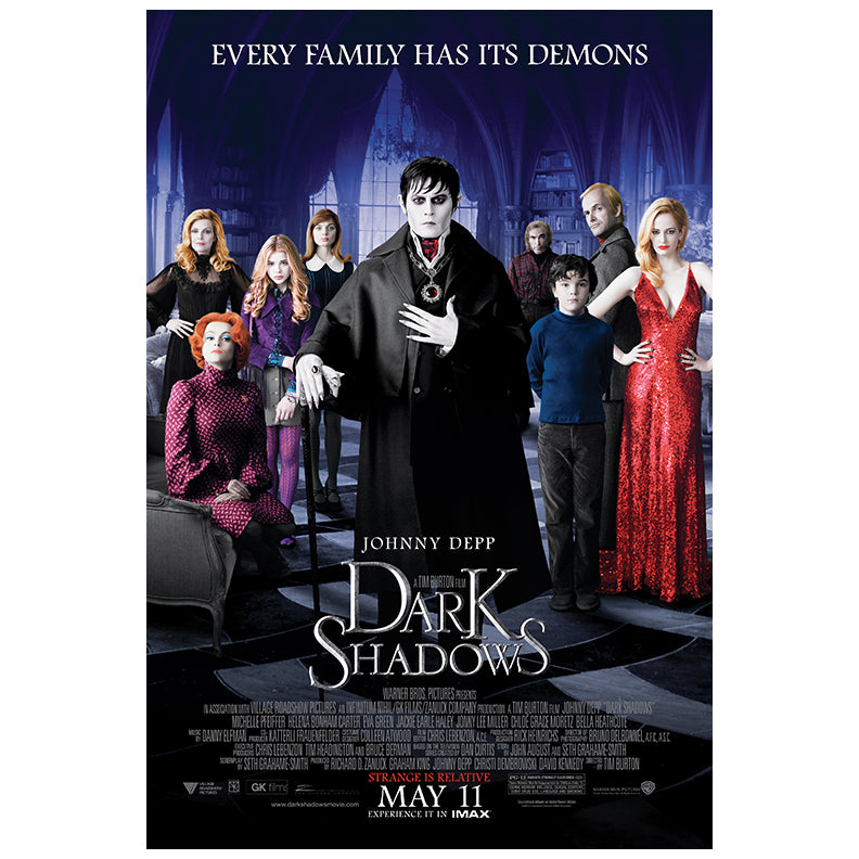 Michelle Pfeiffer Autographed 2012 Dark Shadows Original 27x40 Movie Poster Pre-Order
