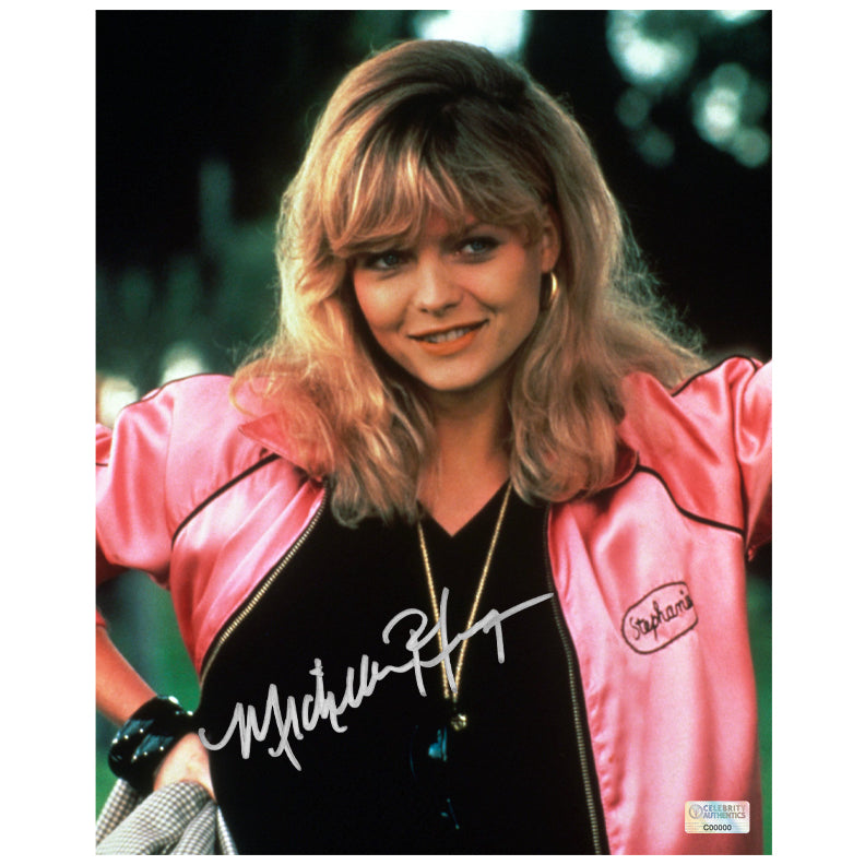 Michelle Pfeiffer Autographed 1982 Grease 2 Stephanie Zinone 8x10 Photo