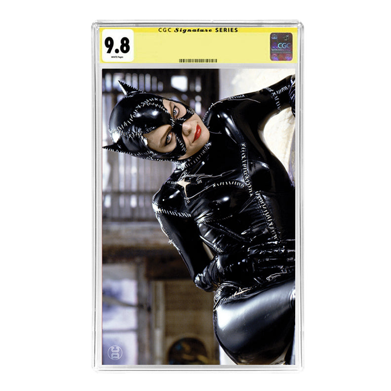 Michelle Pfeiffer Autographed 2023 Batman 89 Echoes #1 Celebrity Authentics Variant Photo Cover B CGC SS 9.8 Pre-Order