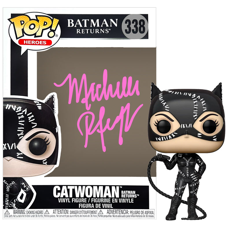 Michelle Pfeiffer Autographed Batman Returns #338 Catwoman POP Vinyl Figure