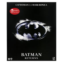 Load image into Gallery viewer, Michelle Pfeiffer Autographed Pure Arts Batman Returns Catwoman Prop Replica Life-Size Mask