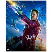 Load image into Gallery viewer, Chris Pratt Autographed Guardians of the Galaxy Peter Quill 16×20 Photo