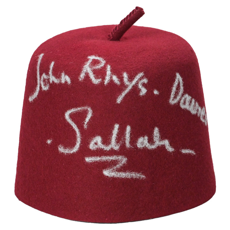 John Rhys-Davies Autographed Indiana Jones Sallah Fez
