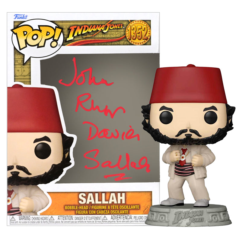 John Rhys-Davies Autographed Sallah #1352 POP! Vinyl Figure