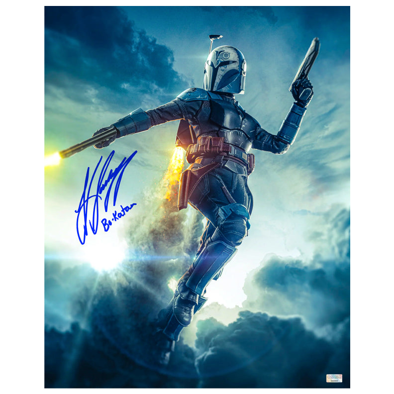 Katee Sackhoff Autographed Star Wars The Mandalorian Bo-Katan 16x20 Photo