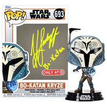 Load image into Gallery viewer, Katee Sackhoff Autographed Star Wars Bo-Katan Kryze Target Exclusive POP! Vinyl Figure #693