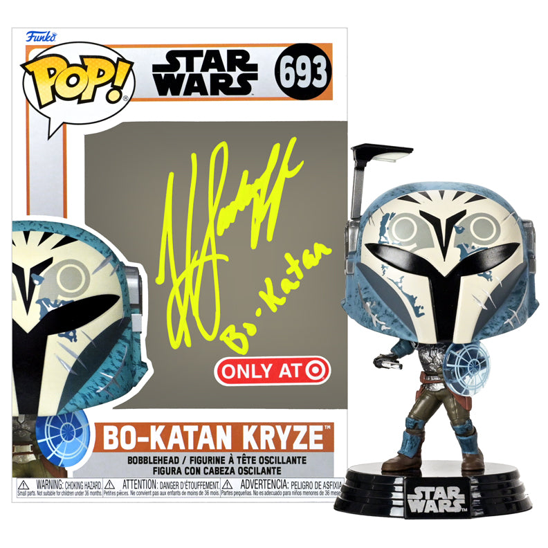 Katee Sackhoff Autographed Star Wars Bo-Katan Kryze Target Exclusive POP! Vinyl Figure #693