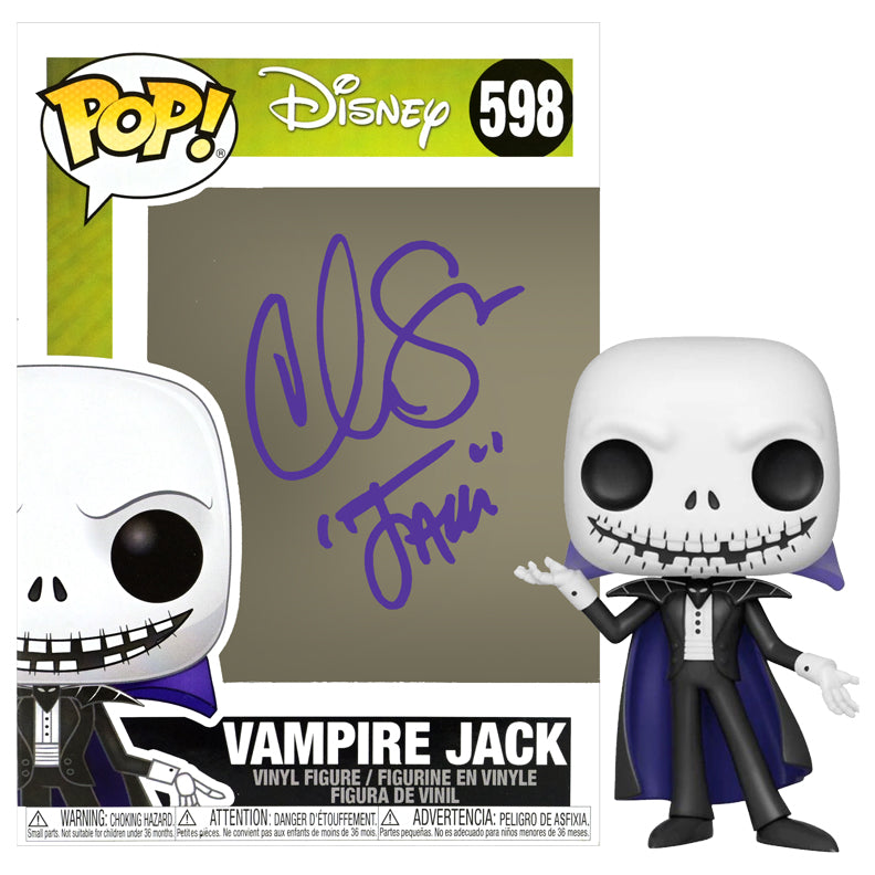 Chris Sarandon Autographed Nightmare Before Christmas Vampire Jack Pop Vinyl Figure #598