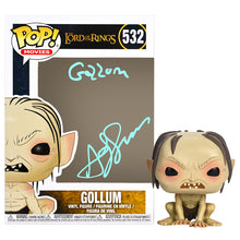 Load image into Gallery viewer, Andy Serkis Autographed Lord of the Ring Gollum POP Vinyl Figure #532