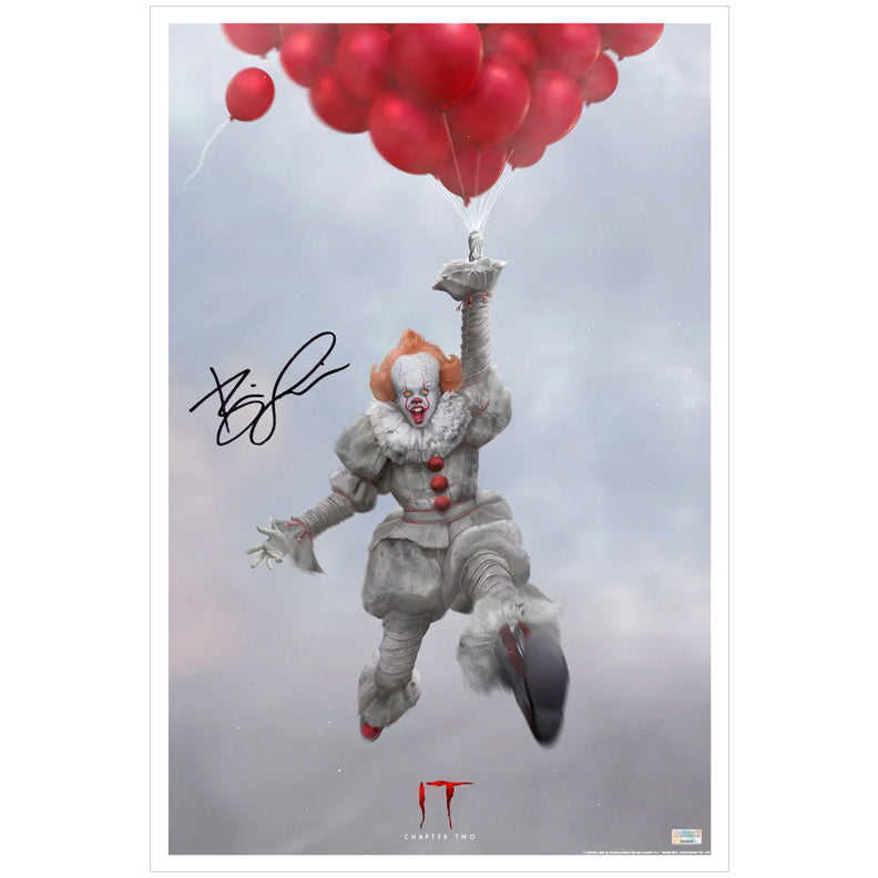 Bill Skarsgard Autographed IT Chapter II 16x24 Screen Print by Ann Bembi