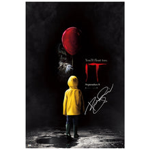 Load image into Gallery viewer, Bill Skarsgard Autographed IT Pennywise Original 27x40 Double-Sided Movie Poster