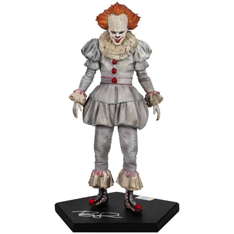 Bill Skarsgard Autographed Iron Studios IT Pennywise Art Scale 1/10 Statue