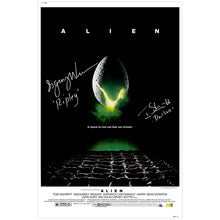 Load image into Gallery viewer, Sigourney Weaver, Tom Skerritt Autographed 1979 Alien 16x24 Movie Poster