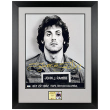 Load image into Gallery viewer, Sylvester Stallone Autographed John Rambo Mug Shot 16x20 Photo