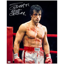 Load image into Gallery viewer, Sylvester Stallone Autographed Rocky Bloody Champion 16x20 Photo