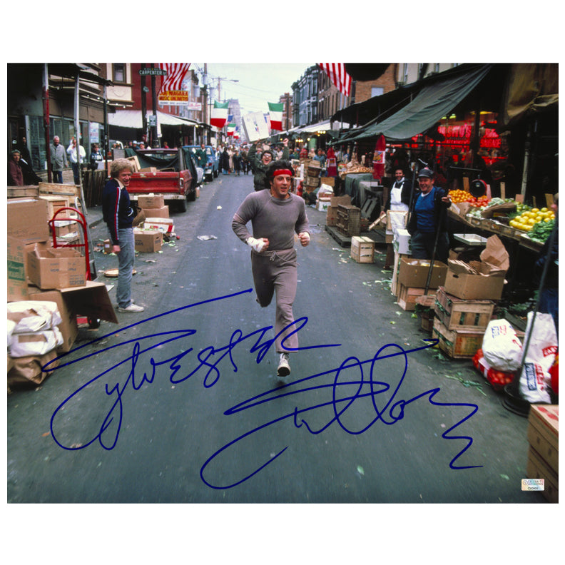 Sylvester Stallone Autographed Rocky Philadelphia Freedom 16x20 Photo