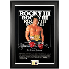 Load image into Gallery viewer, Sylvester Stallone Autographed 1982 Rocky III 24x36 Poster