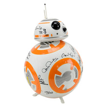 Load image into Gallery viewer, Daisy Ridley, Mark Hamill, Adam Driver, John Boyega Star Wars The Force Awakens Cast Autographed 18″ BB-8 Droid