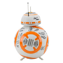 Load image into Gallery viewer, Daisy Ridley, Mark Hamill, Adam Driver, John Boyega Star Wars The Force Awakens Cast Autographed 18″ BB-8 Droid