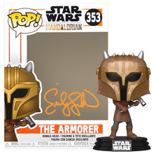 Load image into Gallery viewer, Emily Swallow Autographed Star Wars The Mandalorian The Armorer #353 POP Vinyl Figure