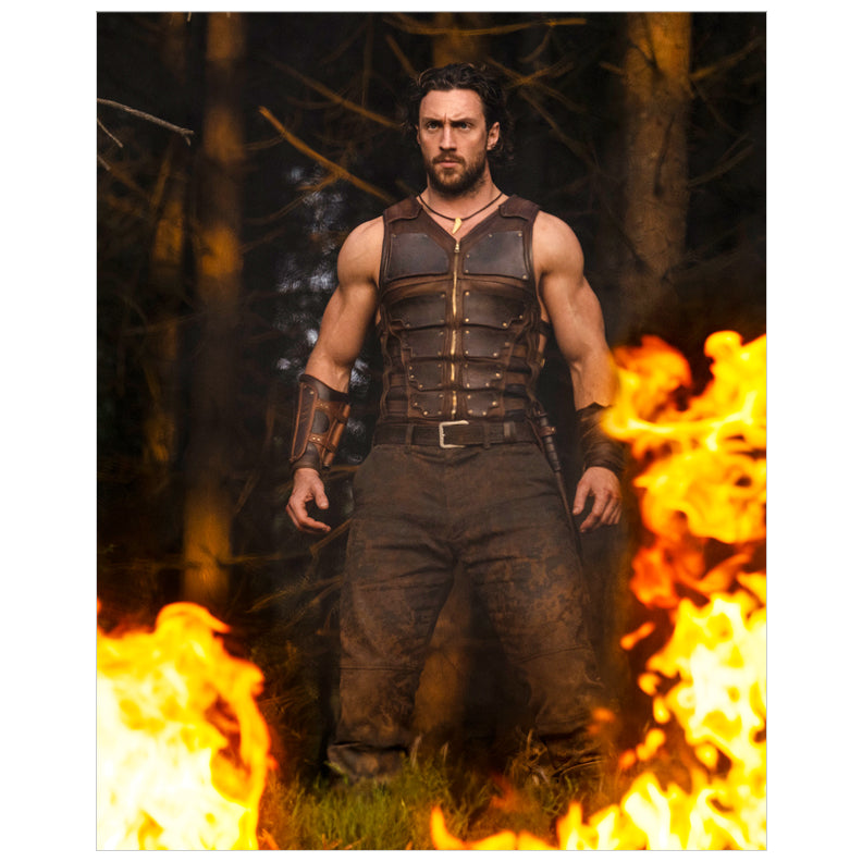 Aaron Taylor Johnson Autographed 2024 Kraven the Hunter Man on Fire 8x10 Photo Pre-Order