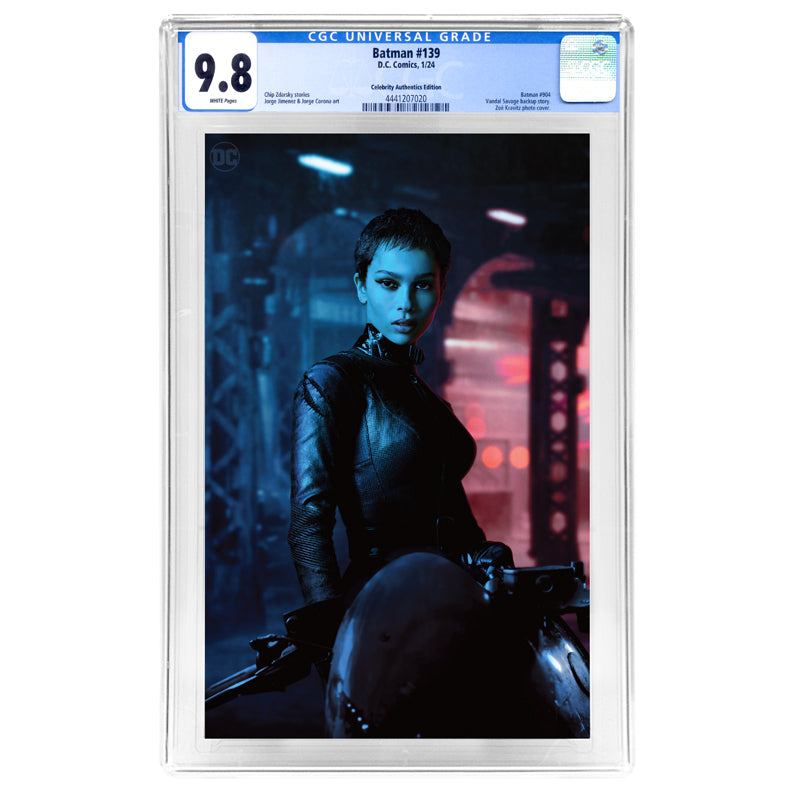 2023 Batman #139 Selina Kyle Zoe Kravitz Variant Catwoman Photo Cover CGC 9.8