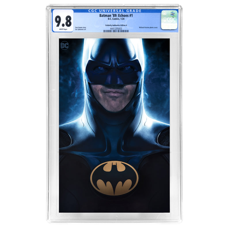 2023 Batman 89 Echoes #1 Michael Keaton Variant Batman Photo Cover CGC 9.8