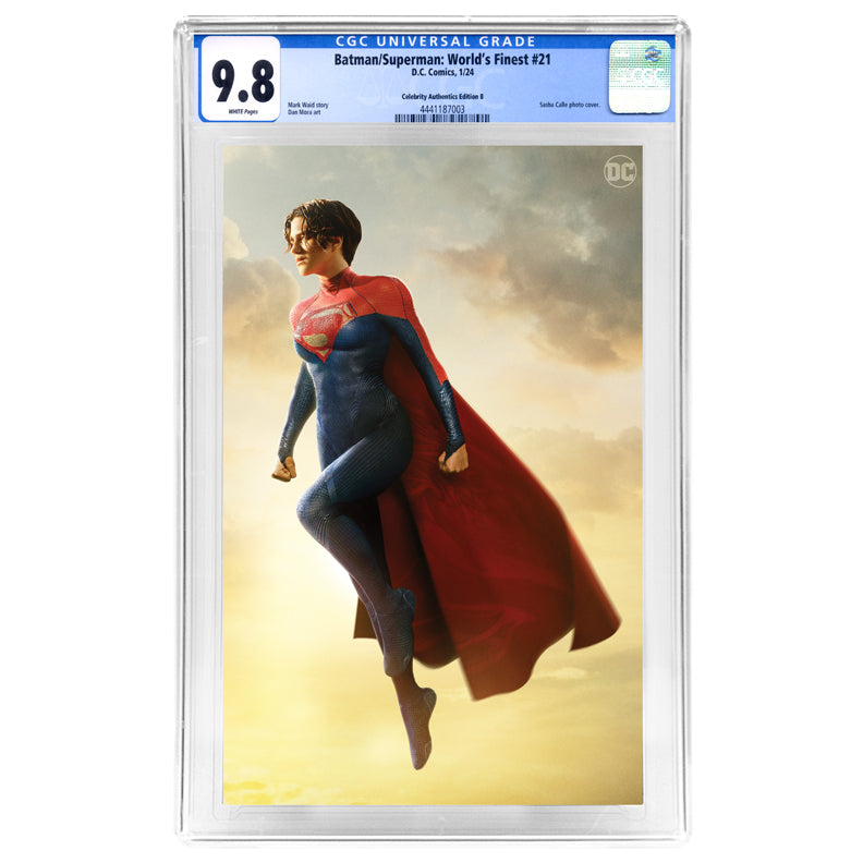 2023 Batman Superman World's Finest #21 Supergirl Sasha Calle Photo Variant Cover CGC 9.8