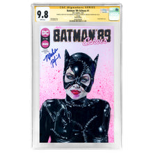 Load image into Gallery viewer, Michelle Pfeiffer Autographed 2024 Batman '89 Echoes #1 Ash Gonzales Original Cover A CGC SS 9.8