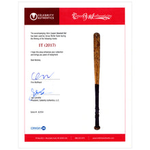 Load image into Gallery viewer, Finn Wolfhard 2017 It Richie Tozier Screen Used Hero Cooper Baseball Bat