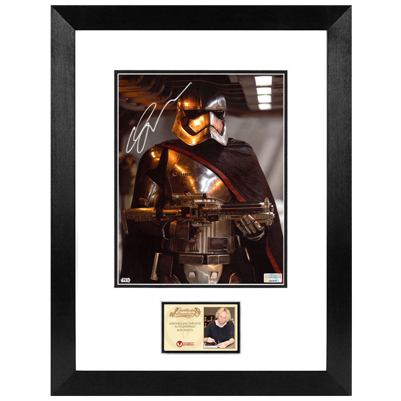 Gwendoline Christie Autographed Star Wars: The Force Awakens Captain Phasma 8x10 Photo
