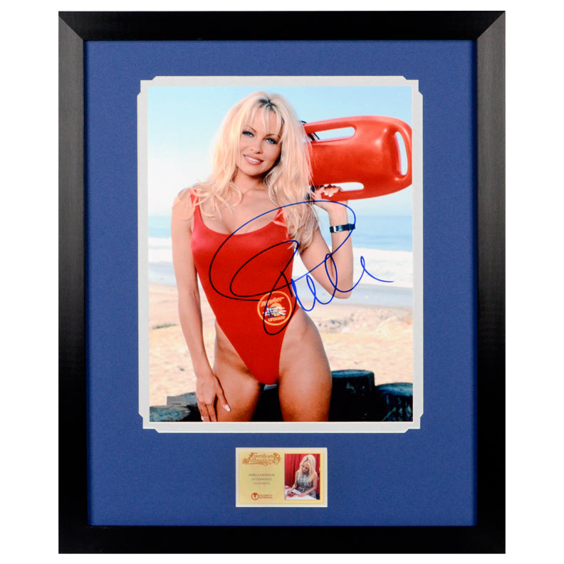 Pamela Anderson Autographed Baywatch C.J. Parker 11x14 Photo