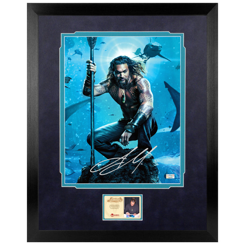 Jason Momoa Autographed Aquaman 11x14 Photo