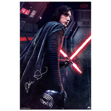 Load image into Gallery viewer, Adam Driver Autographed Star Wars: The Last Jedi Kylo Ren Path Of Darkness 22×34 Poster