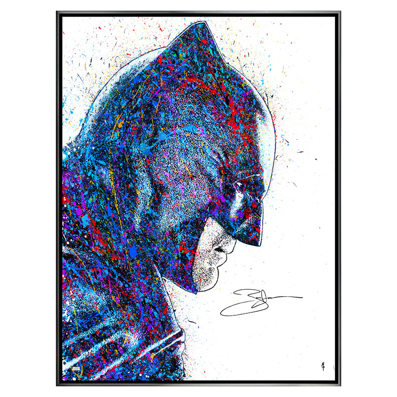 Ben Affleck Autographed Michael Ferrari Dawn of Justice Batman 31.5