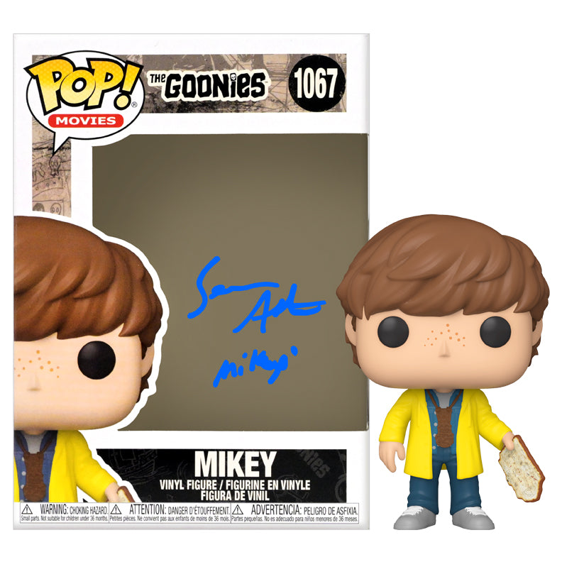 Sean Astin Autographed The Goonies Mikey Pop Vinyl #1067