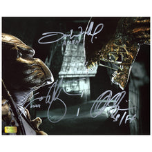 Load image into Gallery viewer, Alec Gillis, Tom Woodruff Jr. and Ian Whyte Autographed Face to Face 8x10 Photo