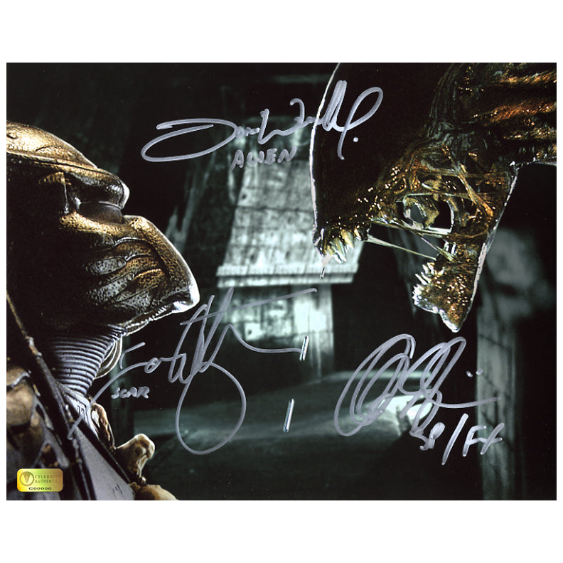 Alec Gillis, Tom Woodruff Jr. and Ian Whyte Autographed Face to Face 8x10 Photo
