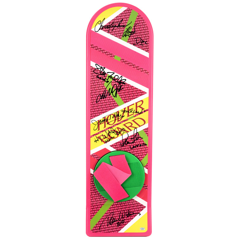 Michael J. Fox, Christopher Lloyd, Thomas Wilson, Lea Thompson, James Tolkan and Cast Autographed Back to the Future Part II 1:1 Scale Prop Replica Hoverboard