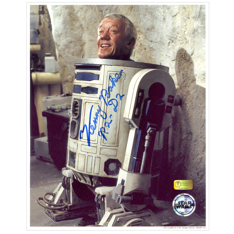 R2-D2 Kenny Baker 直筆サイン入り写真 Kenny Baker Autographed Star Wars Inside R2-D2 8x10 Photo B
