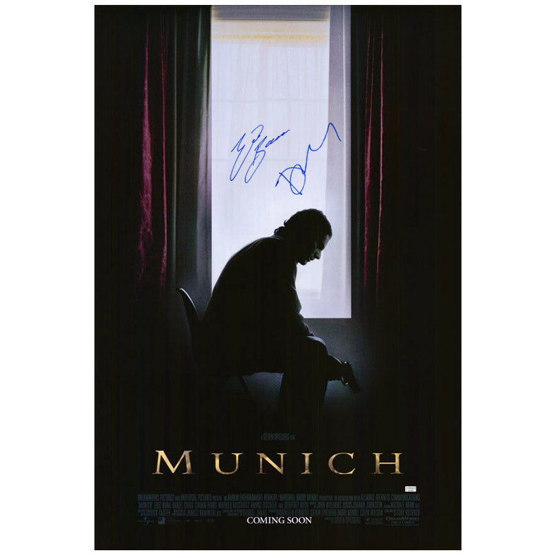 Daniel Craig & Eric Bana Autographed Munich 27x40 Original Movie Poster